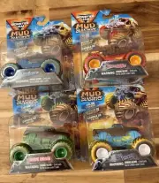 2025 Monster Jam MUD Blasters 1:64 Scale COMPLETE SET Grave Digger, More!
