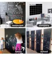 Chalkboard Contact Paper for Wall, 17.7 X 78.7 Self Adhesive New Rolls