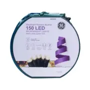 GE StayBright Random Sparkle 150 LED Warm White MicroBright Lights w/ Green Wire