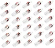 50Pcs Clear Glass Dropper Bottles with Tight Sealing Lid Leak Travel Serum Containers for Essential Oils Skin Care and Liquid Storage
