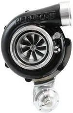 Aeroflow Boosted 6862 1.06 T3 XR6 FG 5 Bolt Outlet G35 1050 Black - AF8005-3229BLK