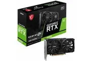 MSI NVIDIA GeForce RTX 3050 Graphic Card - 6 GB GDDR6 - 7680 x 4320 - 1.49 GHz Boost Clock - 96 bit Bus Width - PCI Express 4.0 x16 - DisplayPort - 1