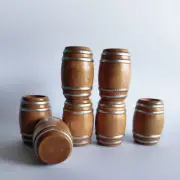 Miniature Wooden Keg Beer Keg Mini Dollhouses Wine Barrel Beer Home Decor 1PC