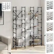 Bookshelf Display Storage Shelf Bookcase Living Room Engineered Wood vidaXL
