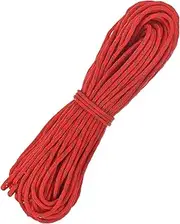 uxcell 2 mm 66FT Reflective Guyline Camping Paracord [1PCS] - Guy Lines Ultralight Thin Cord Rope 3 Strands Paracord Use for Camping Tents & Tarps & Hiking - [Red]