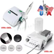 VRN Dental Piezo Ultrasonic Piezo Scaler LED Handpiece Fit For EMS with Tips US