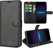 [Electro-weideworld] Case for Sony Xperia 1 VI, PU Leather Flip Cover Premium Magnetic Wallet Card Holder Phone Case