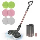 Cordless Electric Mop, Electric Mops for Floor Cleaning, Spin Mop with LED He...