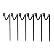ACHLA Leaf End Hose Guard/Guide 6-Pack, Graphite Powdercoat - HG-02-6