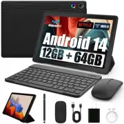 Android Tablet, 10.1 Inch Android 14 Tablet with 1280x800 IPS HD Touch Screen...