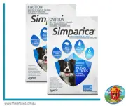 Simparica for Medium dogs 10.1 - 20kg 12 pack Flea, Tick and Mite treatment