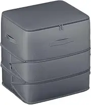 [Generic] Upgraded Ultra Space Saving Self Compression Organizer - Large Capacity Space Saver Quilt Storage Bag for Clothes, Blankets, Comforters, Duvets