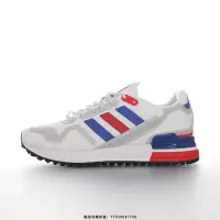 在飛比找Yahoo!奇摩拍賣優惠-Adidas Originals ZX750“網織白寶藍紅”