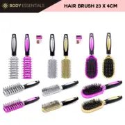 Hairbrush Detangling Nylon Bristle Vented Long Hair Brush Paddle Comb Detangler
