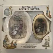 VTG Beatrix Potter Soap Dish & Soap~Jeremiah Puddle Duck in Box