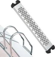 Pool Ladder Step Replacement, Stainless Steel Ladder Rung, Non-Slip Puddle Step, Boosted Traction, Rugged Stainless Steel And Rubber 3cm For Pool
