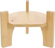Alipis Drink Dispenser Stand: Bamboo Beverage Dispenser Stand Glass Water Jug Holder Wooden Teapot Stand Plant Stand Water Dispenser Holder for Water Pitcher