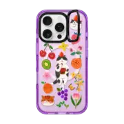 iPhone 16 Pro Impact Ring Stand Case MagSafe Compatible Fruits Nyangsongi
