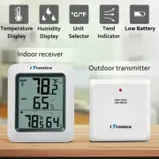 Digital Hygrometer Thermometers Temperature Humidity Monitor Indoor Outdoor GIFT