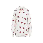 [Khaite] Khaite-Raspberry Cream White Silk Argo Top-Donna S STAND