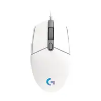 在飛比找順發線上購物優惠-Logitech 羅技 G102炫彩有線遊戲滑鼠/USB(白