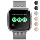Accessories For Fitbit Versa Strap Replacement Milanese Fit Bit Band Steel Lock