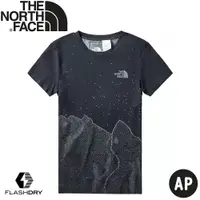 在飛比找樂天市場購物網優惠-【The North Face 男 吸濕排汗短袖上衣《深海黑