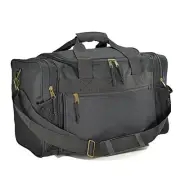 17" Duffle Bag Dual Front Mesh Pockets (Gold Gray Dark Green Navy Blue Black
