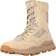 [CLSQLXYJZC] Comfortable Tactical Combat Boots for Men, Spring and Summer Mesh Breathable Sand Color Combat Training Boots, for Outdoor Hiking Men's Desert Boots