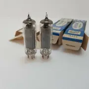 2X 18AQ5 ERICSSON Sweden Röhre,d getter NOS NIB,tested 110%+