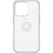 Otterbox +Pop Symmetry Series Clear Case for iPhone 13 Pro (Silver Flake)