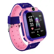 Rhafayre Smart Watch Camera Lbs Location Sos Call Phone Game Waterproof Watches for Kids Children Boys Girls Gift pink