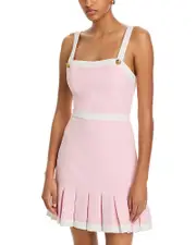 Alice and Olivia Clarine Square Neck Mini Dress