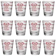 12x Winex Oversize Shot Glass Drinking Glassware Party Barware Accessory Clear