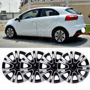 For Kia Rio 15" Set of 4 Wheel Covers Snap On Hub Caps fit R15 Tire & Steel Rim