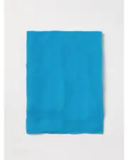 Alberta Ferretti Silk Turquoise Scarf Women Gnawed Blue Scarves