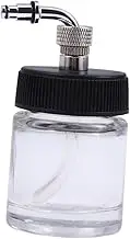 ARTIBETTER 22Cc Glass Airbrush Bottles with Caps Refillable Paint Cups for Feed Airbrushes Compatible with and More for Model Painting and Crafting