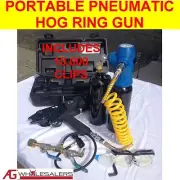Portable Pneumatic Co2 C24 Hog Ring C Clip Gun Low Air Requirements Fence Ringer