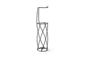 BETTER LIVING Twist Toilet Caddy - Matte Black