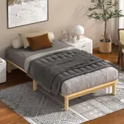 ALFORDSON Bed Frame Wooden King Single