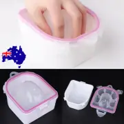 Manicure Bowl Nails Tip Finger Acetone Holder Liquid Soak Off Tray Remover Wash