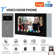 7 in Video Wifi Intercom Kits Tuya Smart Home Video Doorphone System 1080P 110°