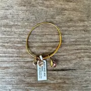 Alex and Ani June Swarovski Teardrop Light Amethyst bracelet