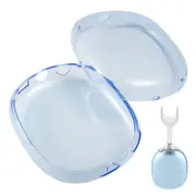 Case Cover for AirPods Max Headphones Headphone Clear Case Shockproof Full Cover Protector for Apple AirPods Max -Blue
