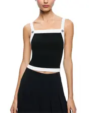 alice + olivia Dandi Wool-Blend Tank