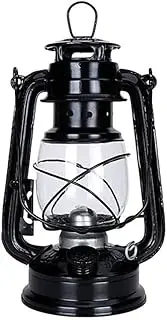 Pokinge 1Pcs Vintage Kerosene Lamp,Creative Windproof Kerosene Lamp,Portable Leakproof Seal Hurricane Lamp for Camping Restaurant Ornaments Prop