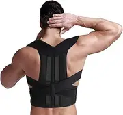 Adjustable Corrector Back Brace Comfortable Support for Men and Women Straightener Improves
