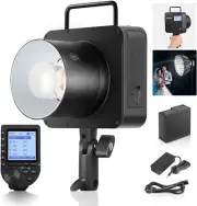 Q4 400Ws Studio Flash Outdoor Strobe 2.4G TTL & QPRO-N Trigger Compatible with N