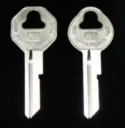 2 Chevrolet C10 Panel El Camino B10 B11 KEY BLANKS ALL GM 1936 thru 1966