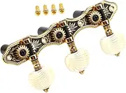 Kisangel Unique Antique Style Guitar Tuning Pegs High Accuracy Tuning Machines for Electric Guitars Easy to Use